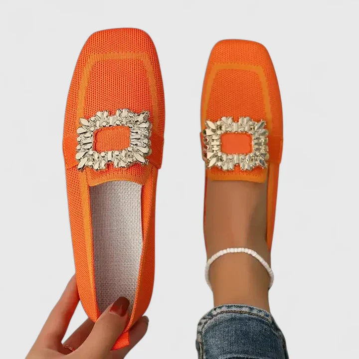 ELIN – ELEGANTA LOAFERS MED GLITTRANDE SPÄNNE