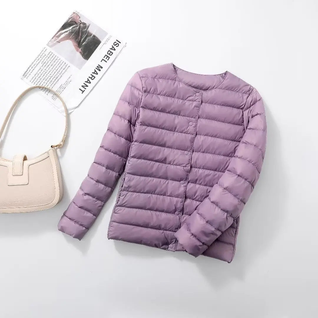 Elva - Ultralätt Dunjacka i Slim Fit