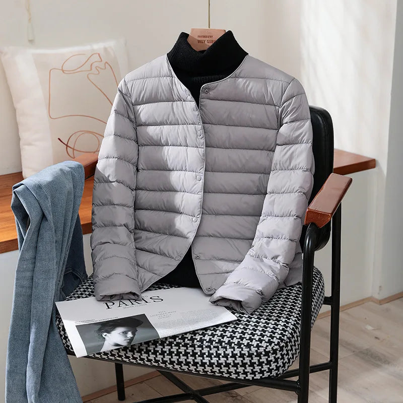 Elva - Ultralätt Dunjacka i Slim Fit