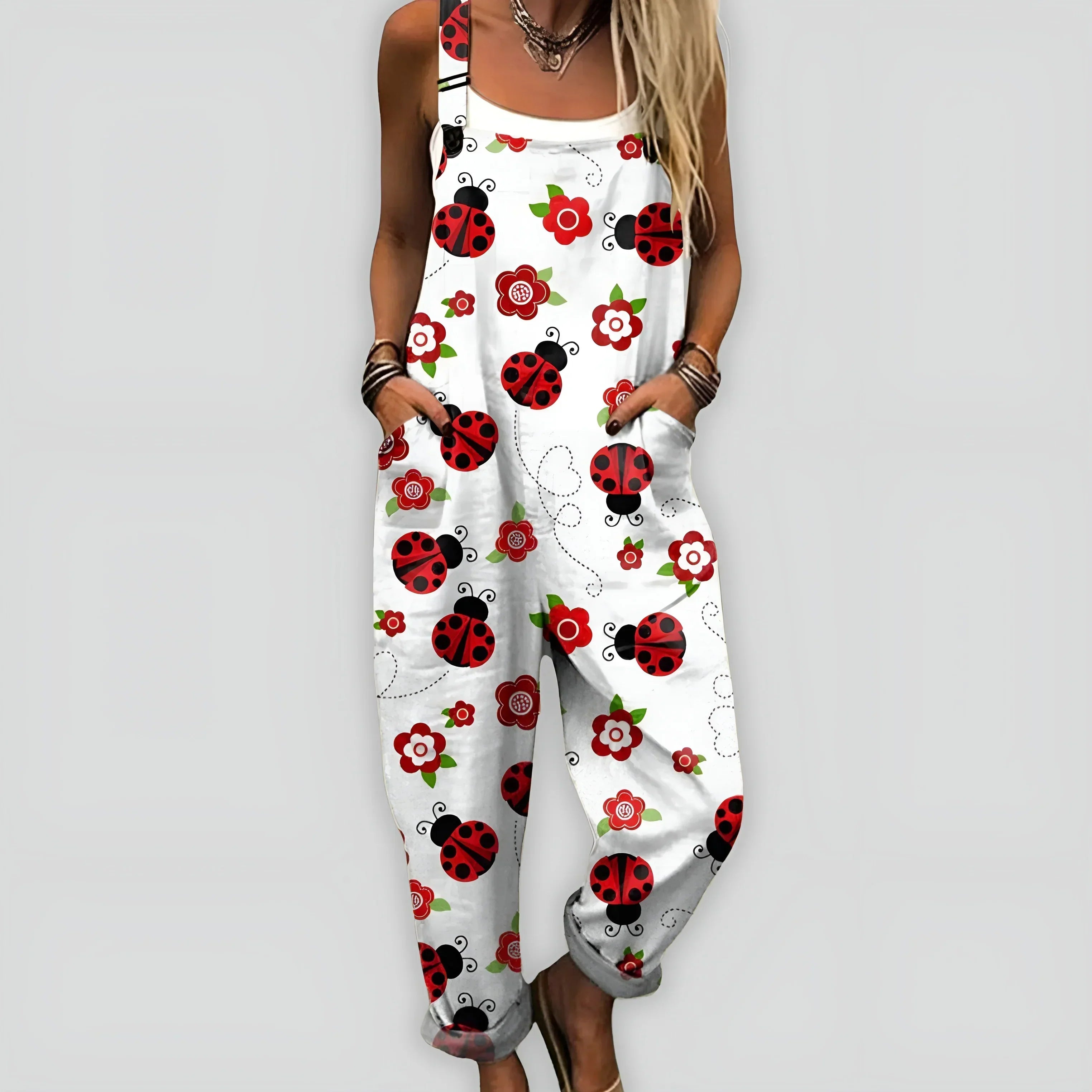 Faye - Bekväm och Stilren Jumpsuit med Ledig Passform