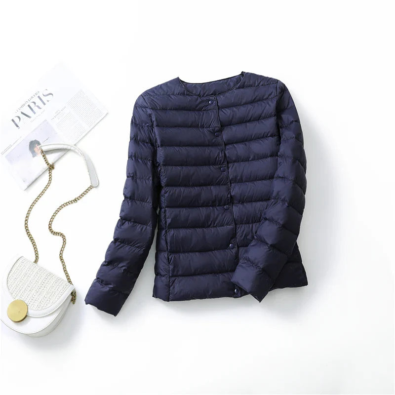 Elva - Ultralätt Dunjacka i Slim Fit