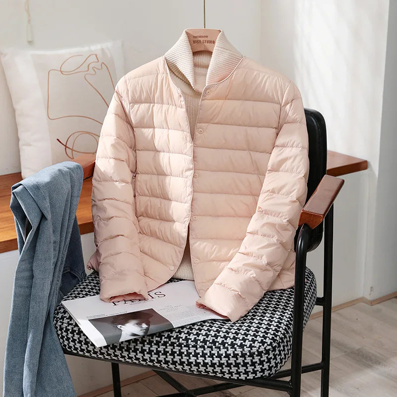 Elva - Ultralätt Dunjacka i Slim Fit