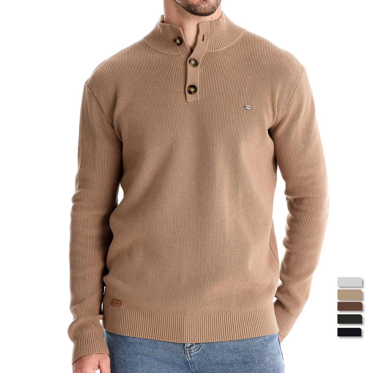 Hugo™ | Herrtröja med Knappdesign