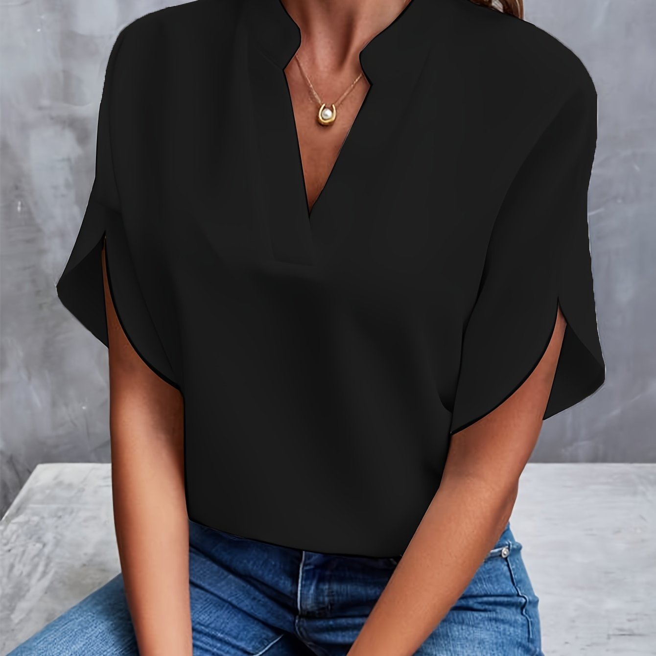 Vivi - Elegant Lätt Blus för Kvinnor