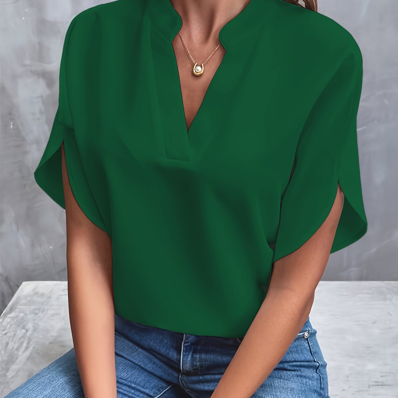 Vivi - Elegant Lätt Blus för Kvinnor