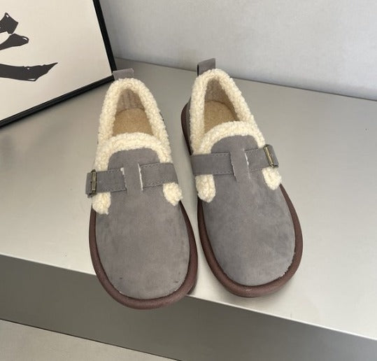 Nora - Plush Slip-On Bekväma Tofflor