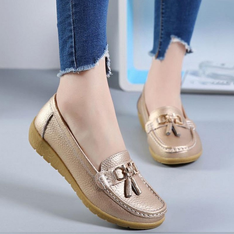 Maya - Bekväma Ortopediska Loafers, Stilrena och Stödjande