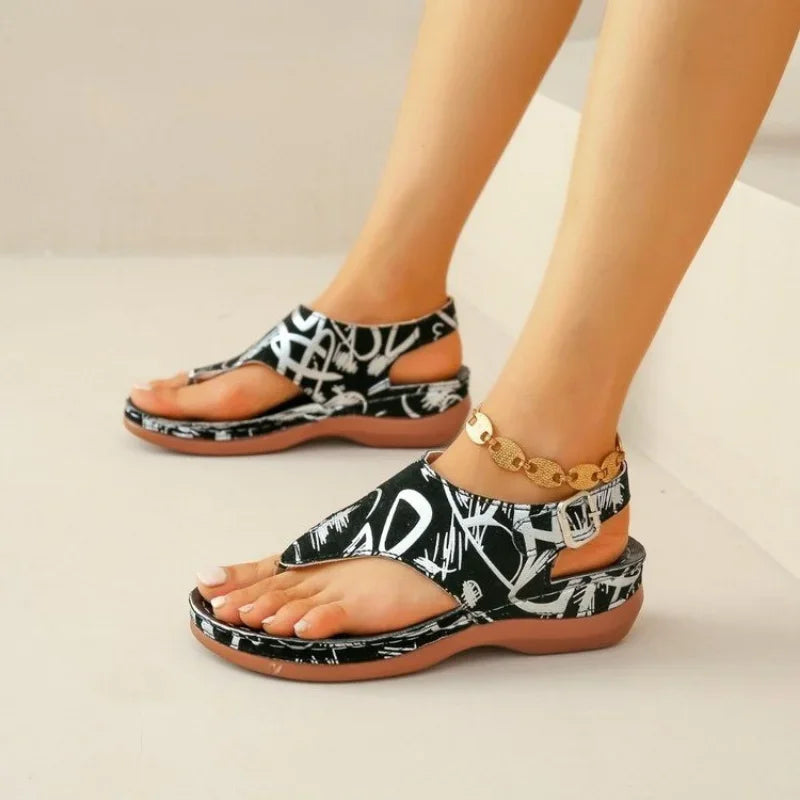 Elva - Ortopedisk Sandal för Sommarstil och Komfort
