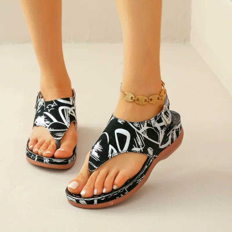 Elva - Ortopedisk Sandal för Sommarstil och Komfort