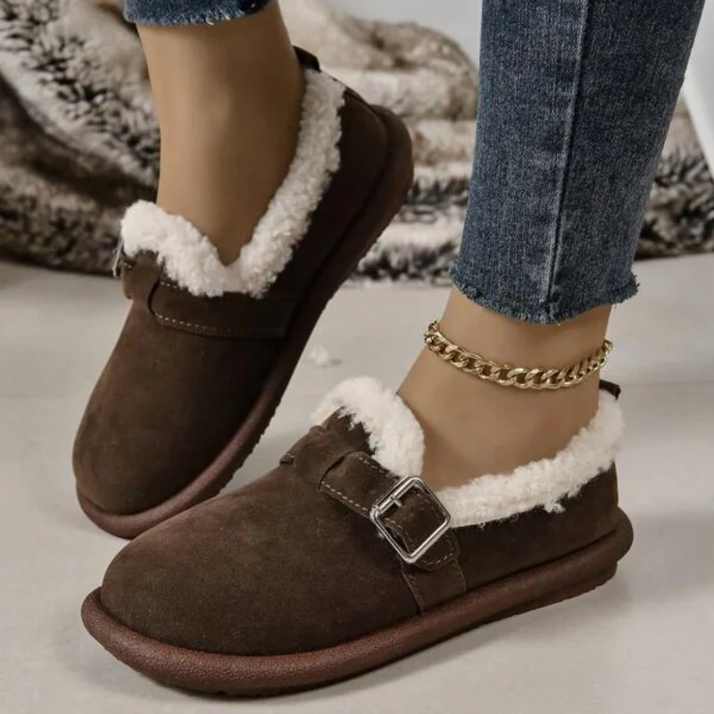 Nora - Plush Slip-On Bekväma Tofflor