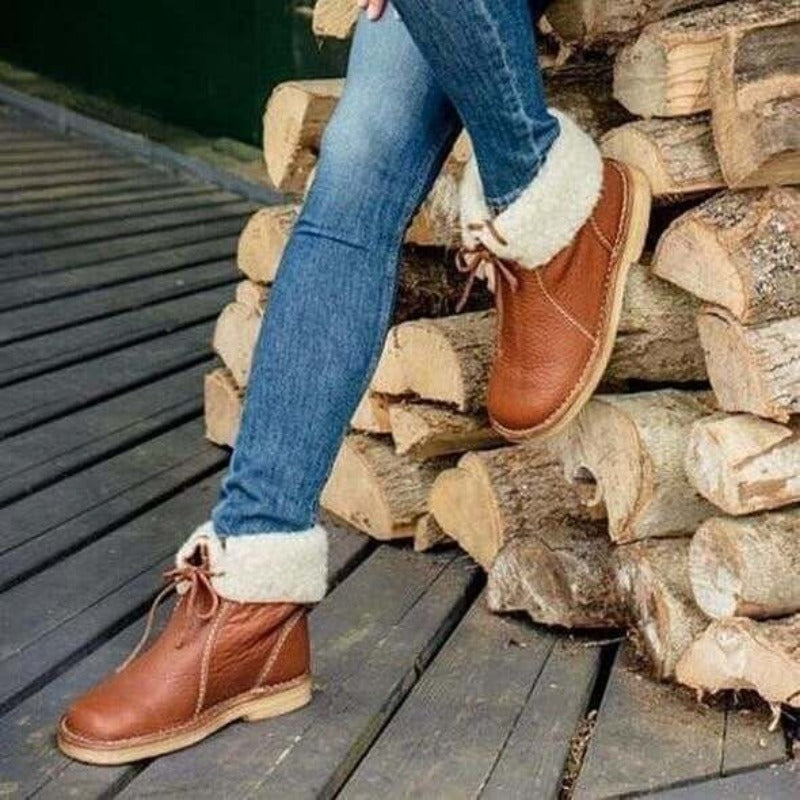 Leni - Slip-On Stövlar Med Fleecefoder
