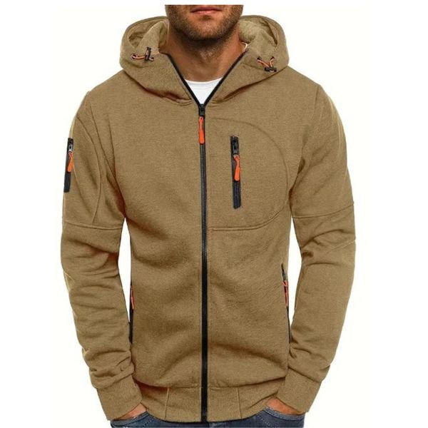 Patrick - Avslappnad Zip-Up Huvtröja