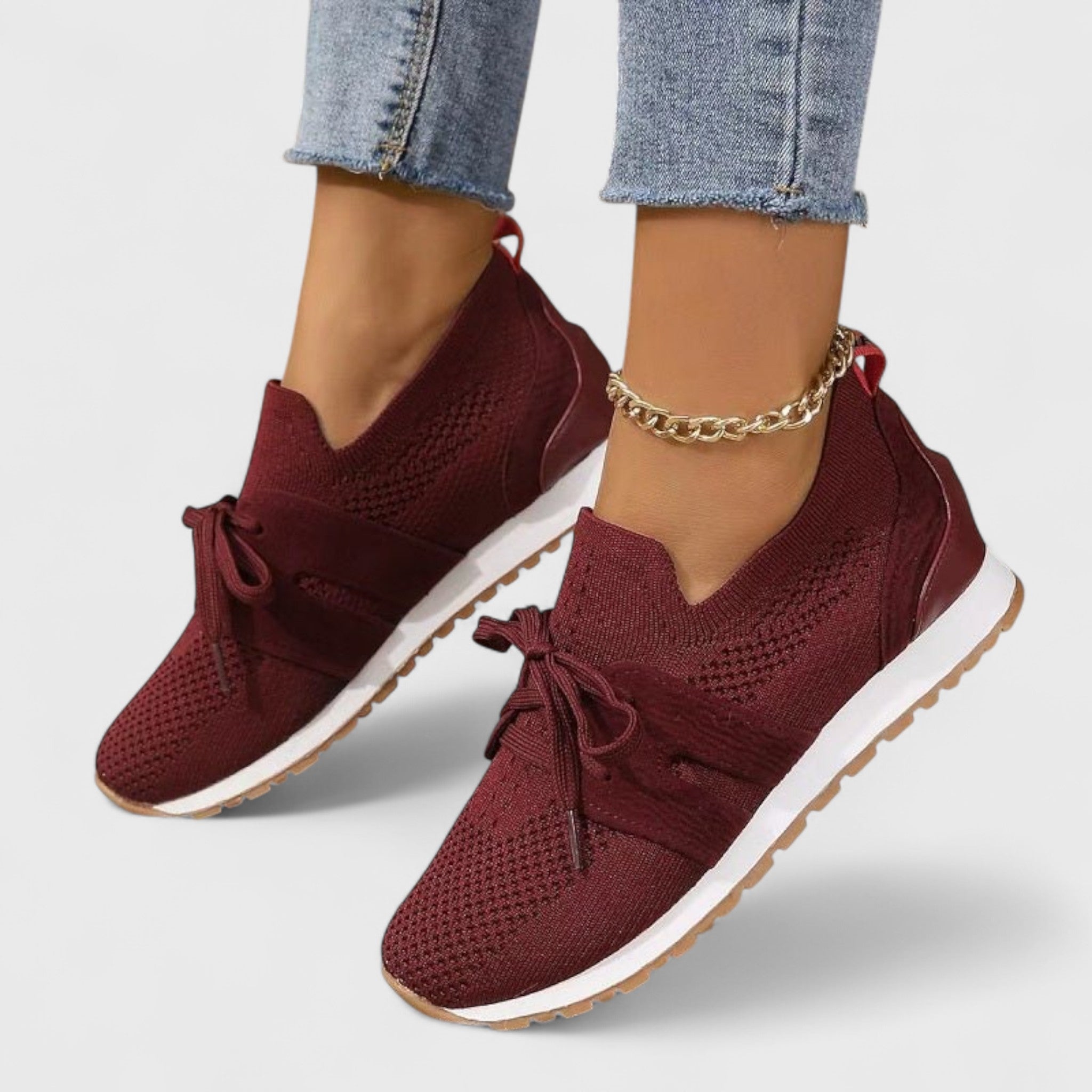 Elyora - Bekväma och Stilfulla Slip-On Sneakers för Kvinnor