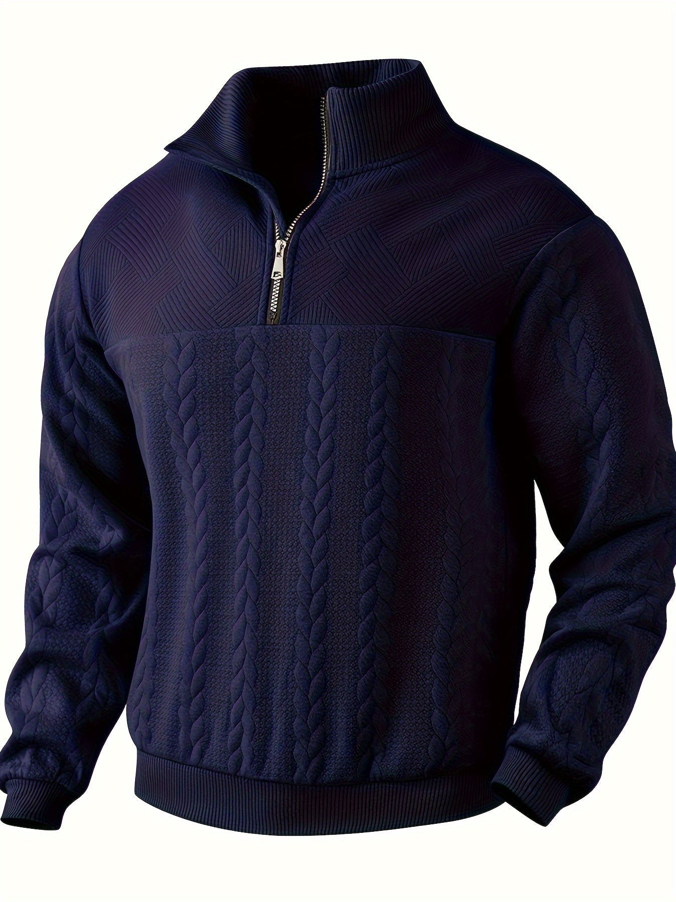 Torsten™ | Stickad Zip-Up