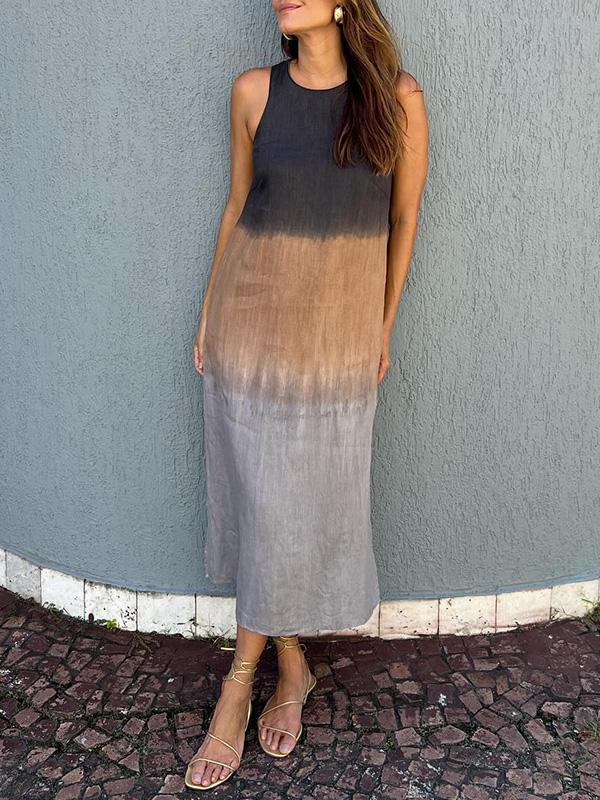 Elva - Elegant Klänning med Naturmönster