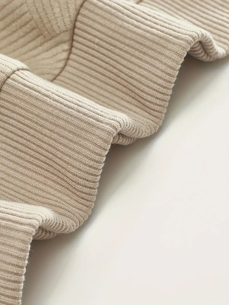 Oscar – Vintage Zip-Up Tröja med Geometriskt Mönster