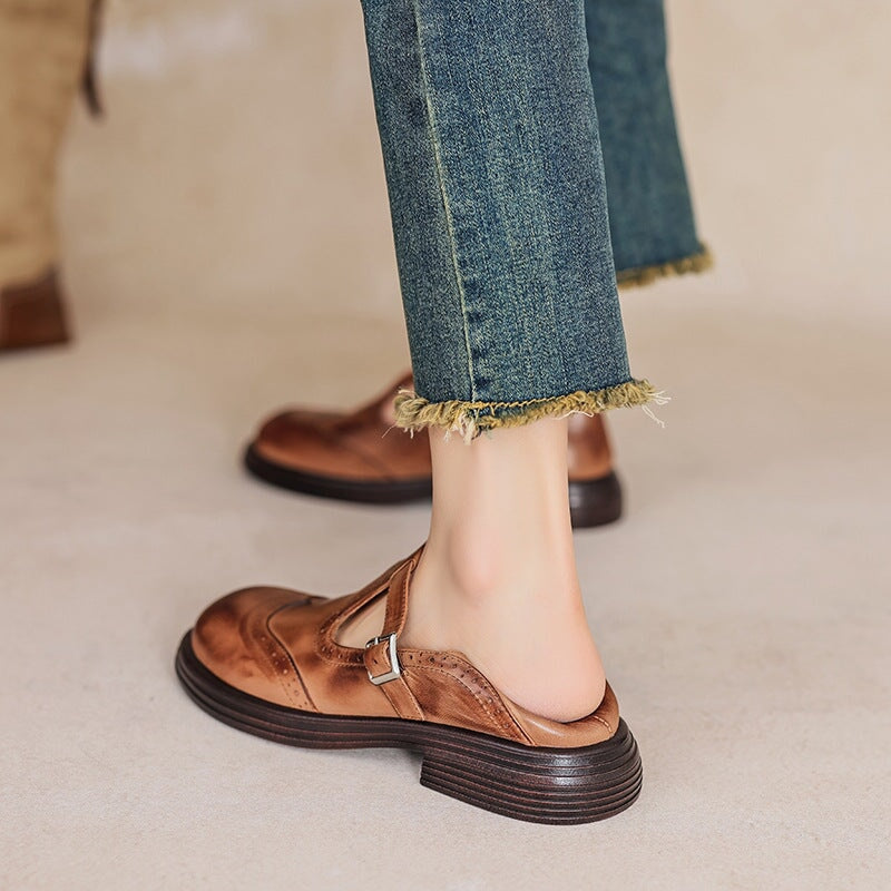Selene - Eleganta & Bekväma Loafers med Rund Tå