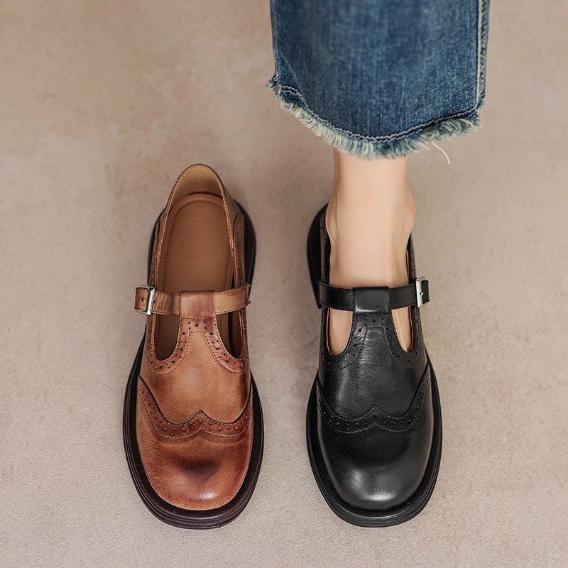 Selene - Eleganta & Bekväma Loafers med Rund Tå