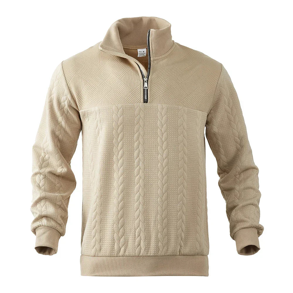 Torsten™ | Stickad Zip-Up