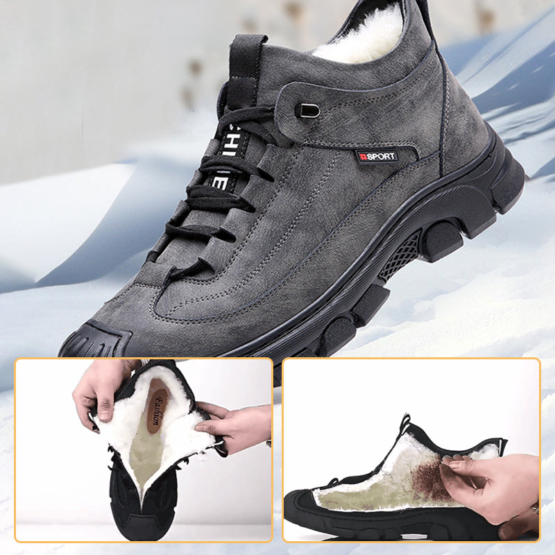 David - Herr Vinter Sneakers med Fuskpälsfoder