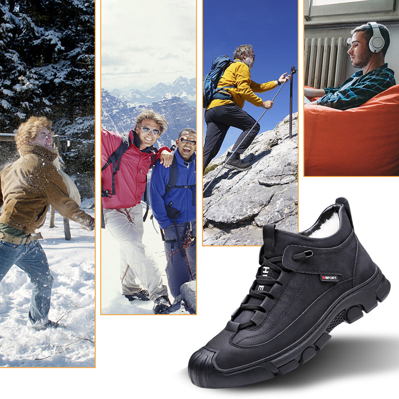 David - Herr Vinter Sneakers med Fuskpälsfoder