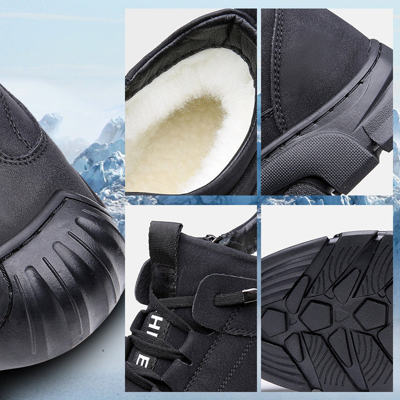 David - Herr Vinter Sneakers med Fuskpälsfoder