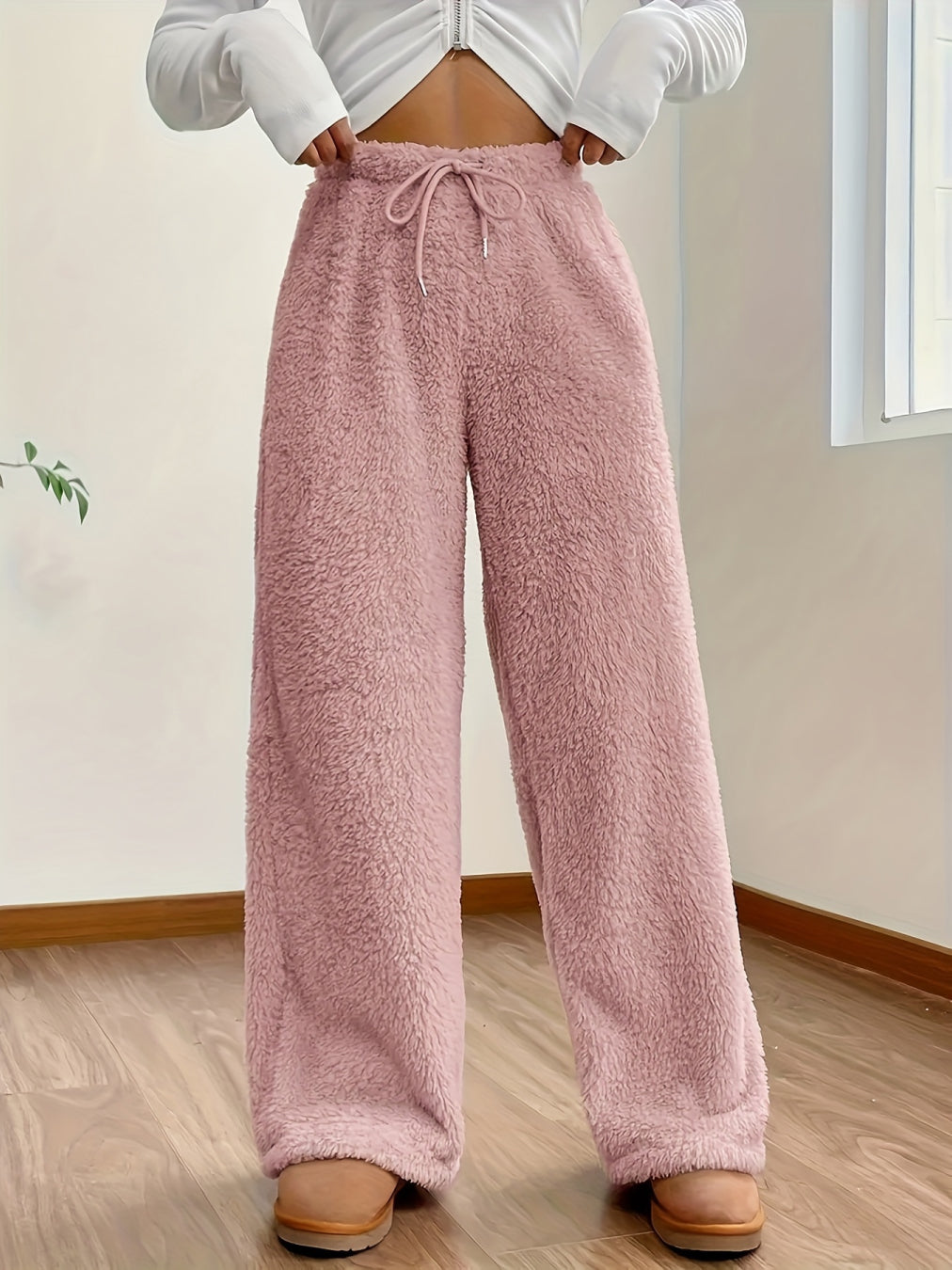 Amanda - Bekväma Ultrafleece Vidbyxor