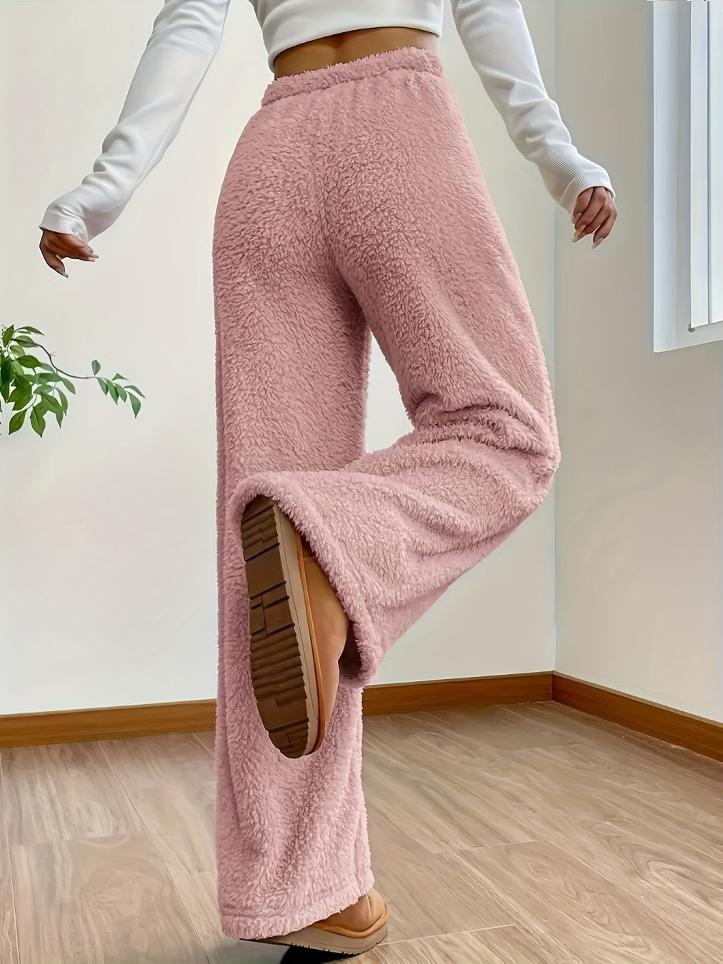 Amanda - Bekväma Ultrafleece Vidbyxor