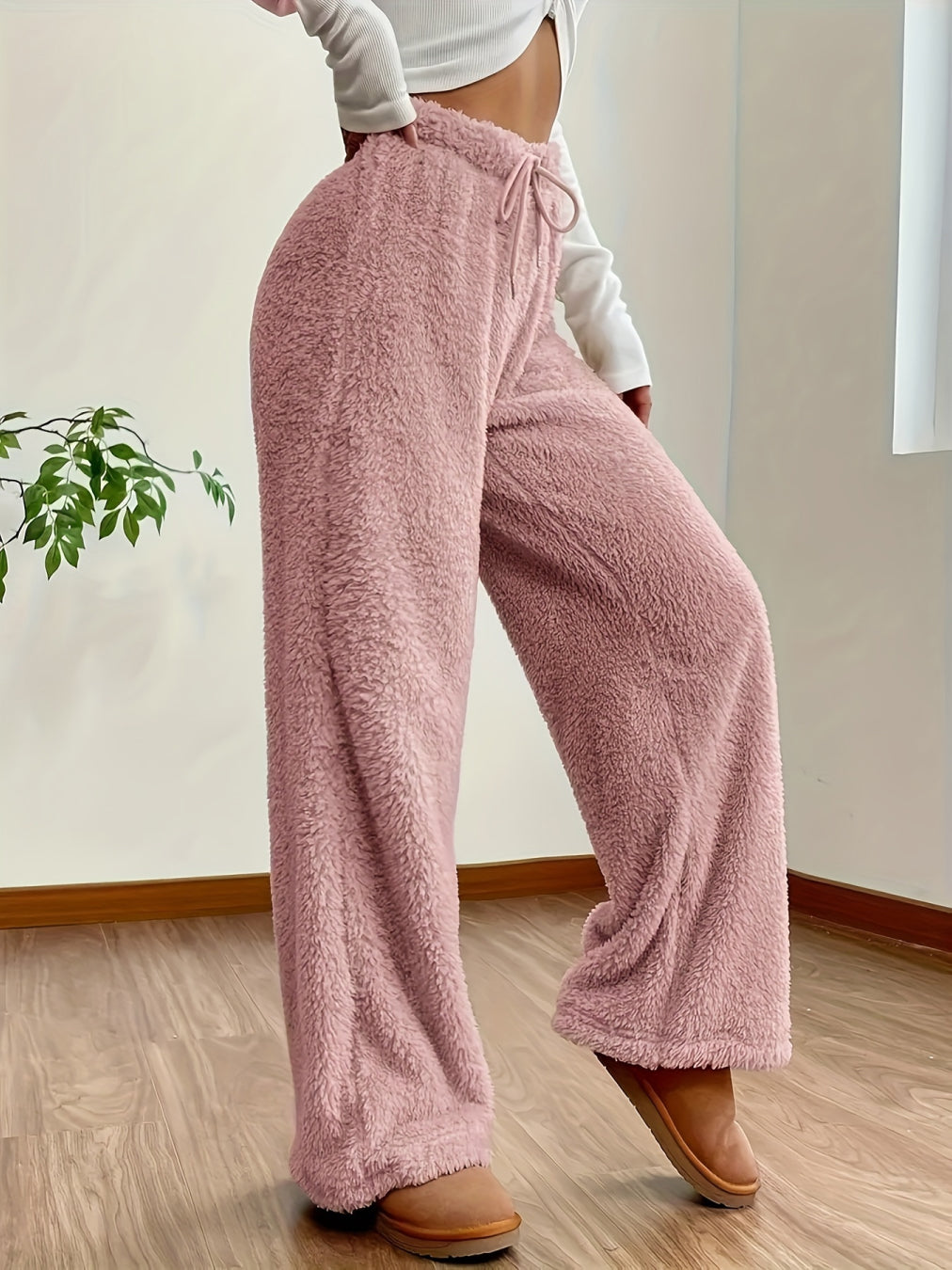 Amanda - Bekväma Ultrafleece Vidbyxor