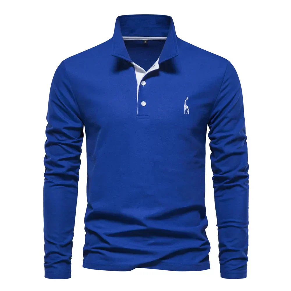 Casper™ | Polo med Långa Ärmar