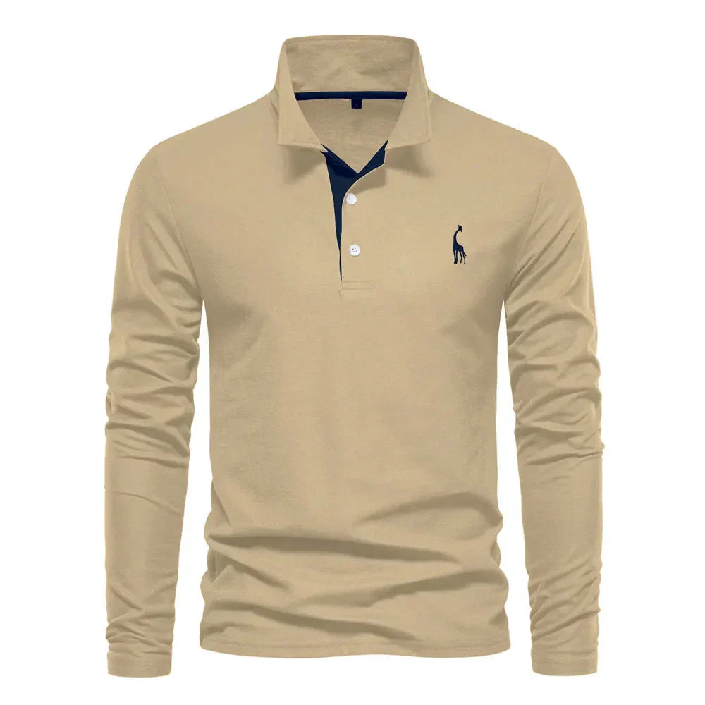 Casper™ | Polo med Långa Ärmar