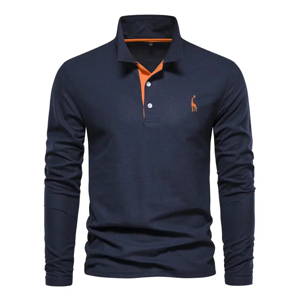 Casper™ | Polo med Långa Ärmar