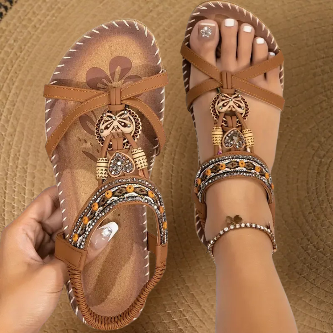 Elva - Ortopediska Sandaler i Ibiza-stil