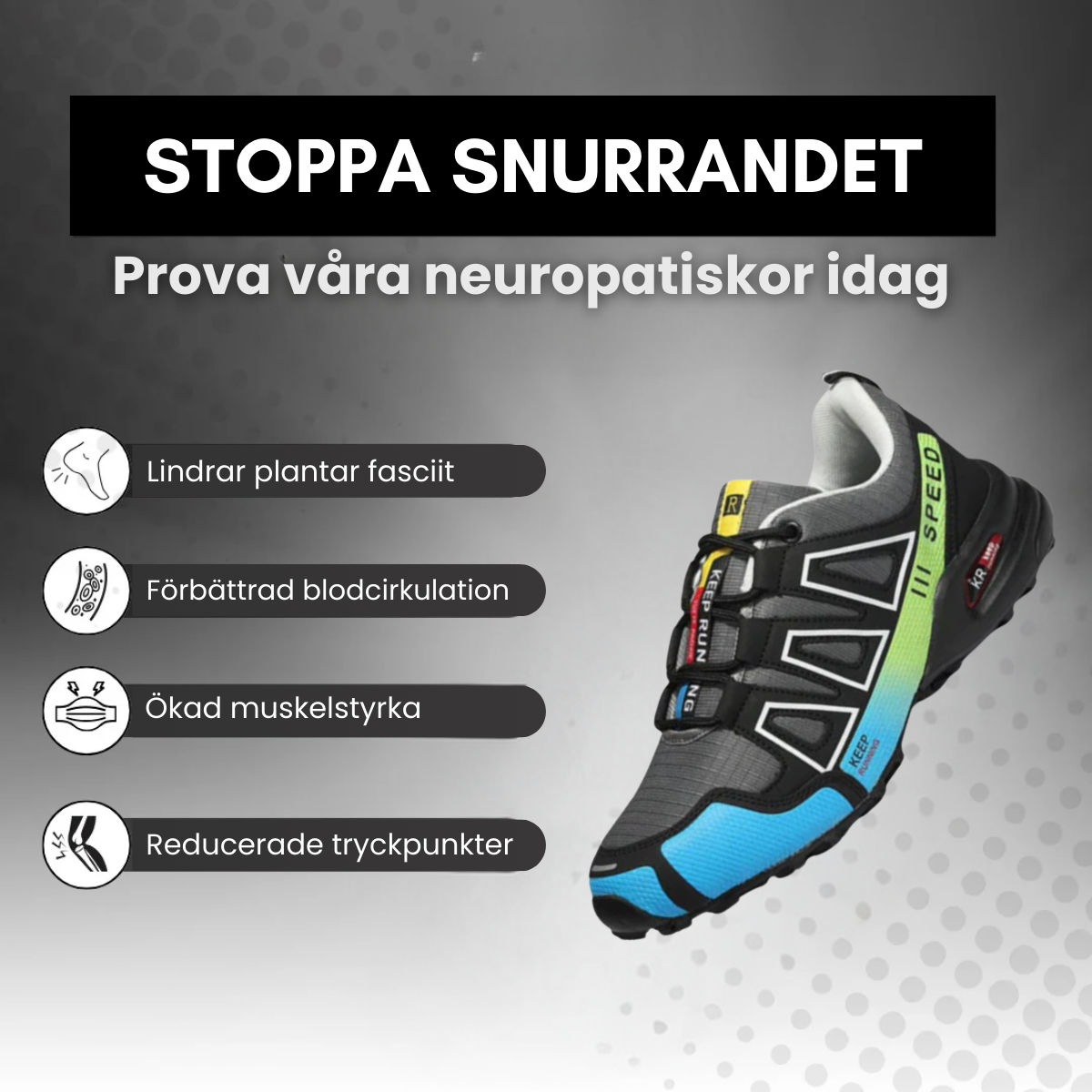 Trekon  - Ergonomiska & Smärtlindrande Ortopediska Uteskor För Män