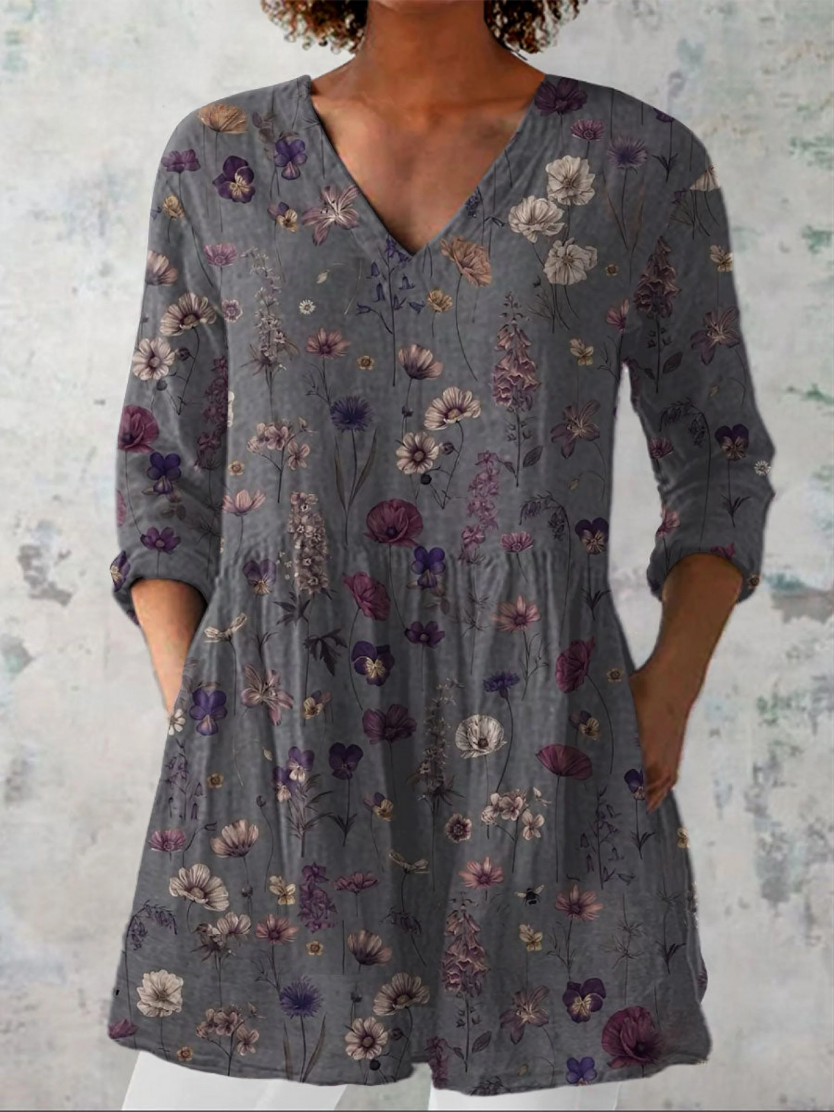 AGNES – BLOMMANDE FLORAL TUNIKA