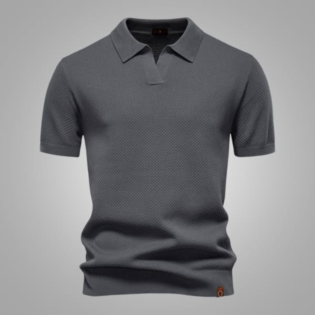 Sébastien - Strukturerad Pikétröja