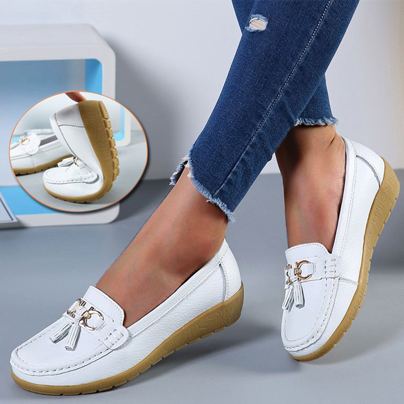 Maya - Bekväma Ortopediska Loafers, Stilrena och Stödjande