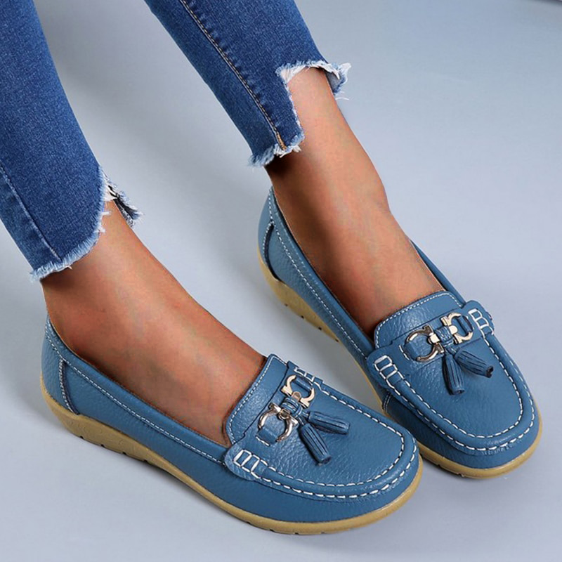 Maya - Bekväma Ortopediska Loafers, Stilrena och Stödjande