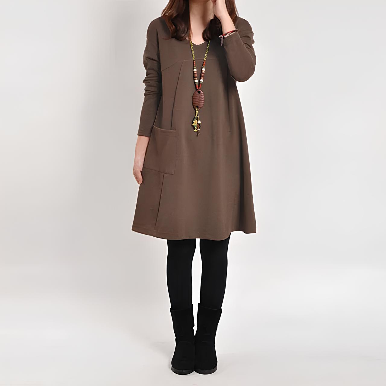 Ava - Chic och Elegant Klänning