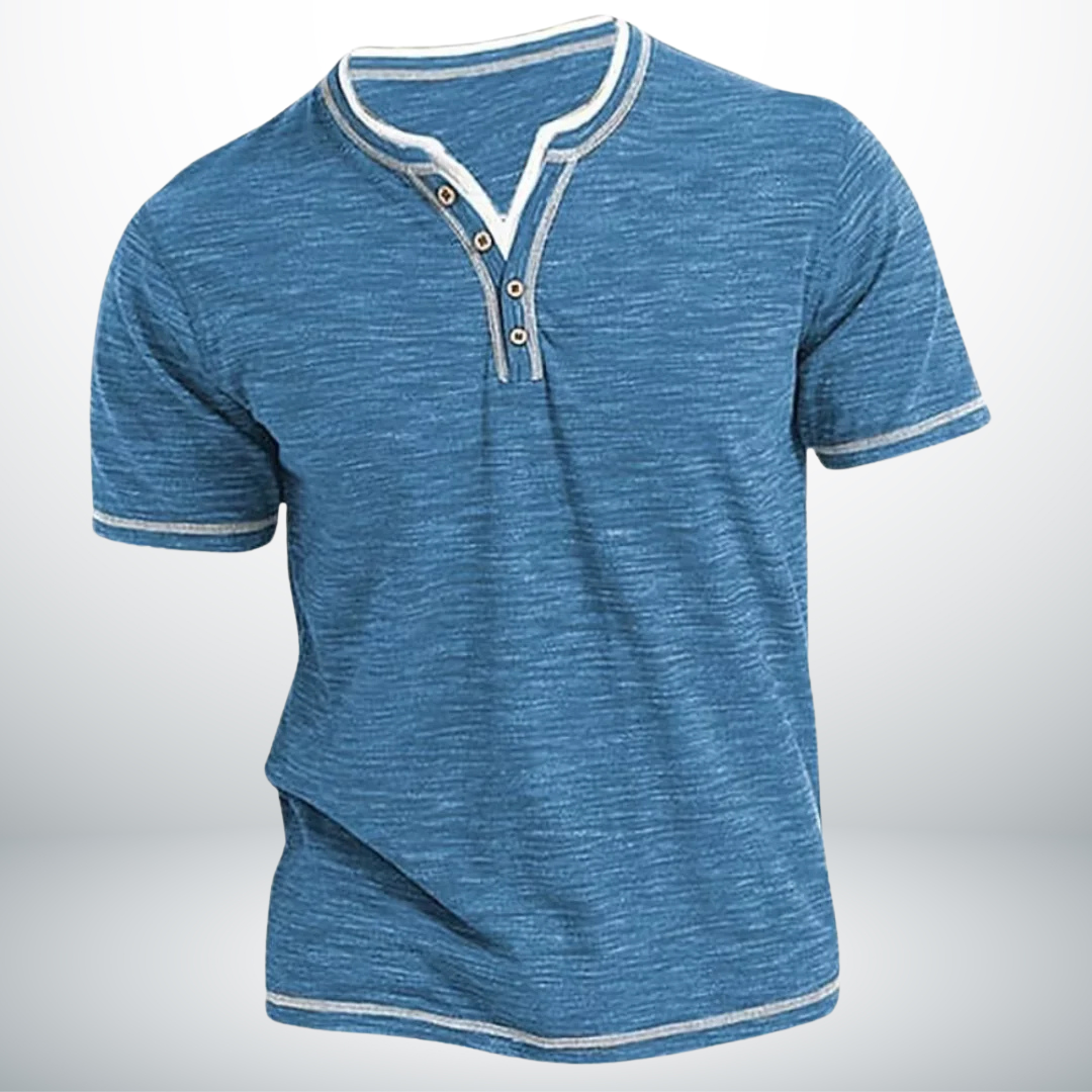 Sören - Tidlös & Stilren V-ringad Skjorta