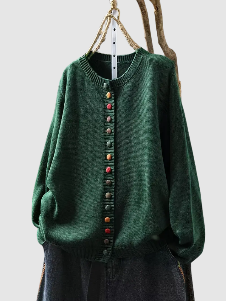 Solveig™ | Elegant cardigan med knappar