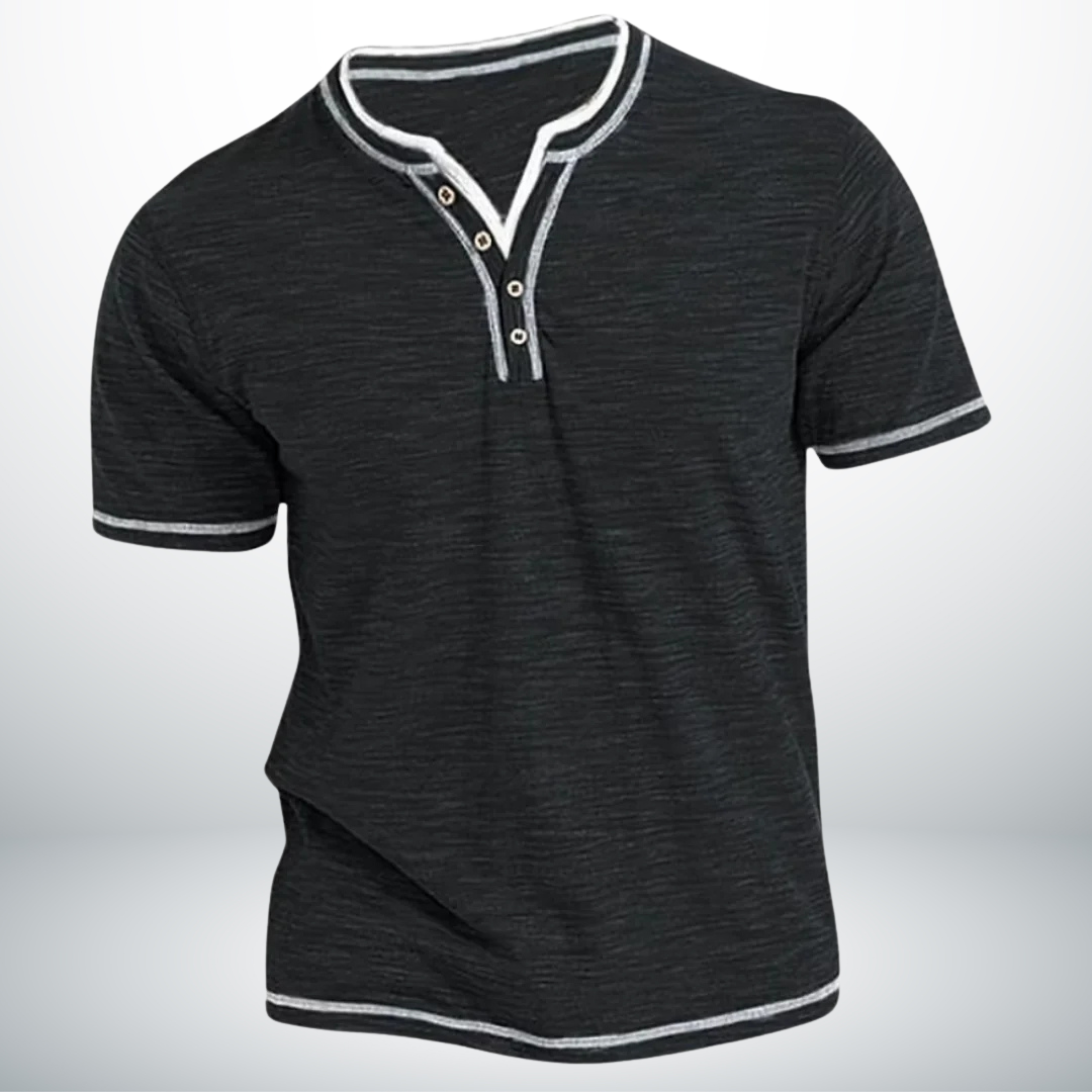 Sören - Tidlös & Stilren V-ringad Skjorta