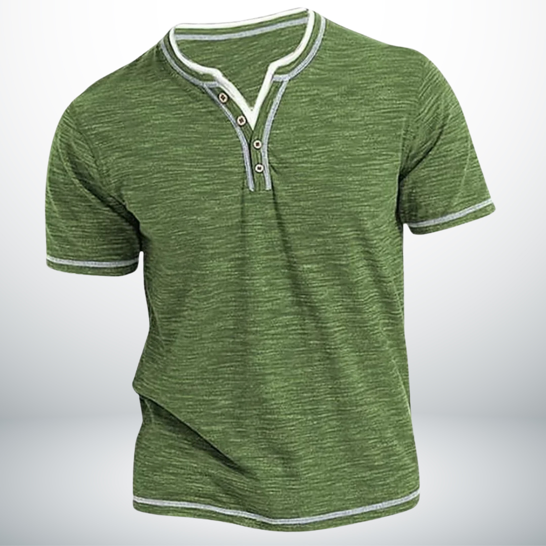 Sören - Tidlös & Stilren V-ringad Skjorta