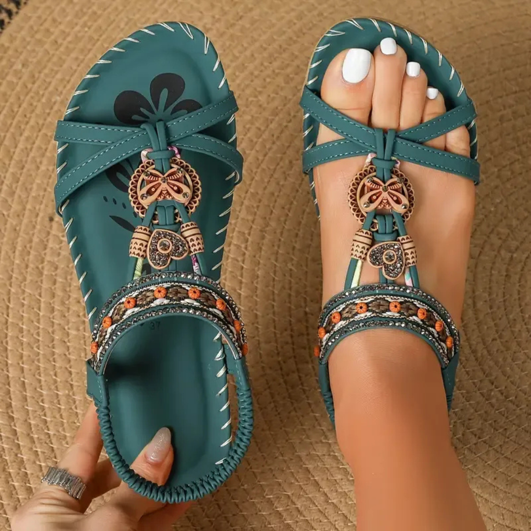 Elva - Ortopediska Sandaler i Ibiza-stil