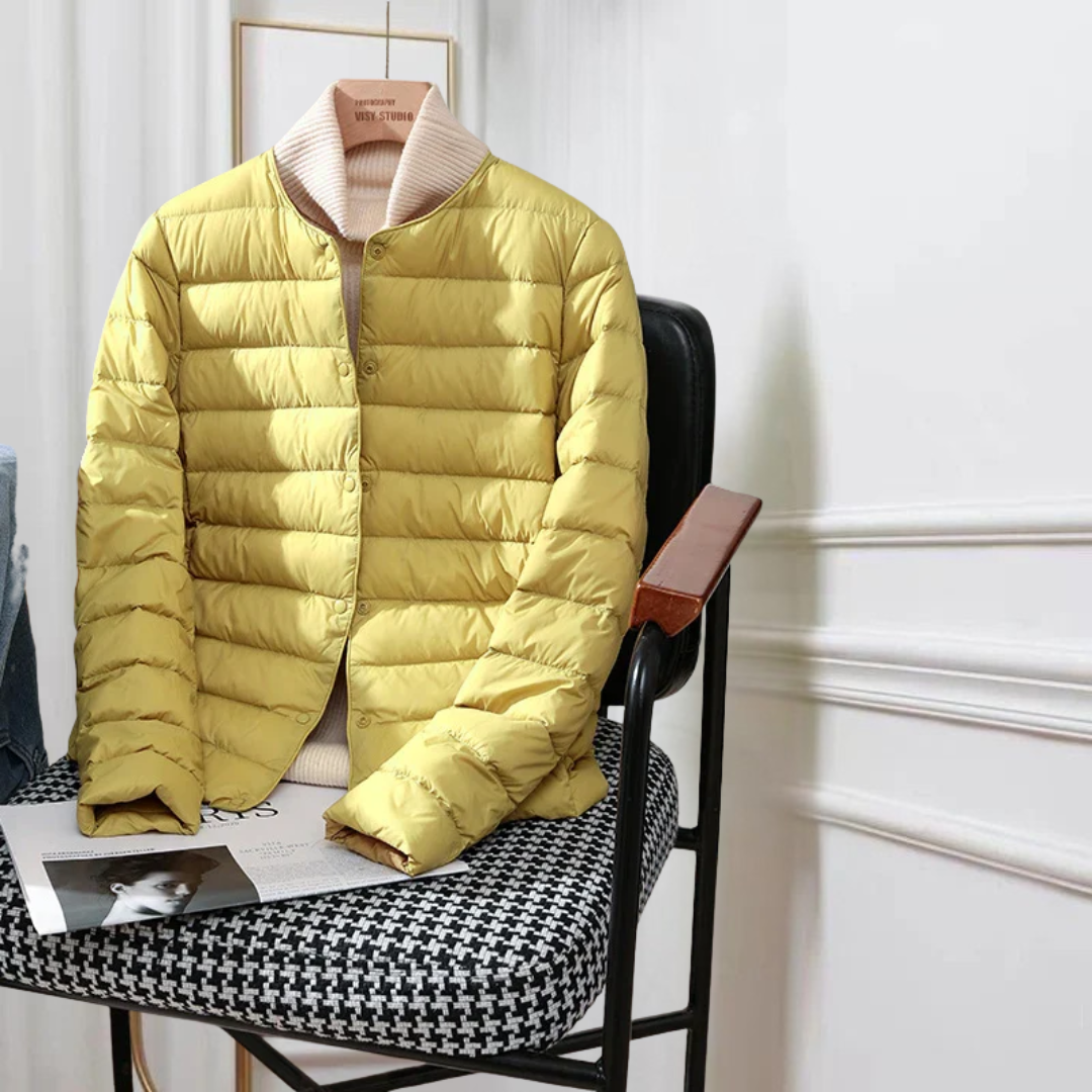 Elva -  Ultralätt Dunjacka i Slim Fit