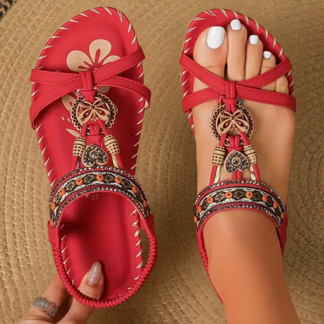 Elva - Ortopediska Sandaler i Ibiza-stil