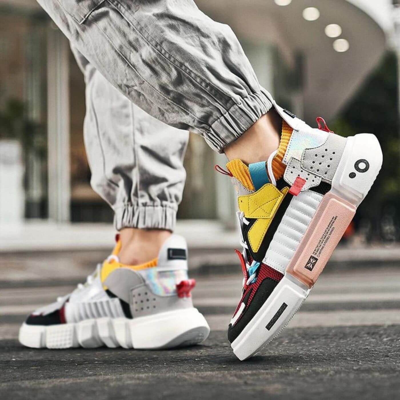 Gabriel - Estetiska Streetwear Sneakers i Lättviktsdesign