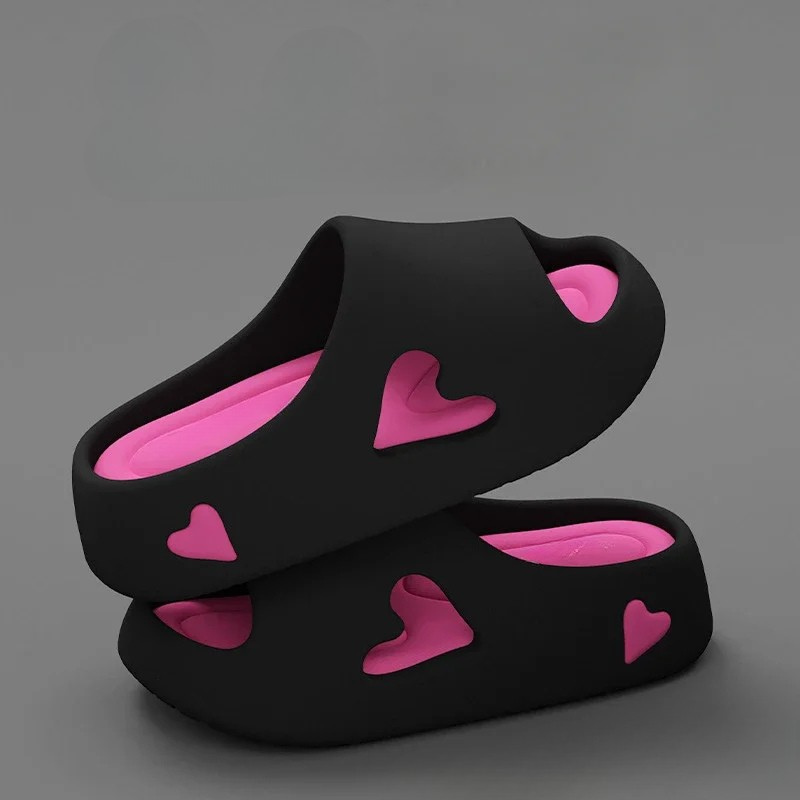 HeartSteps - Molniga Flip Flops med Lekfull Hjärtform