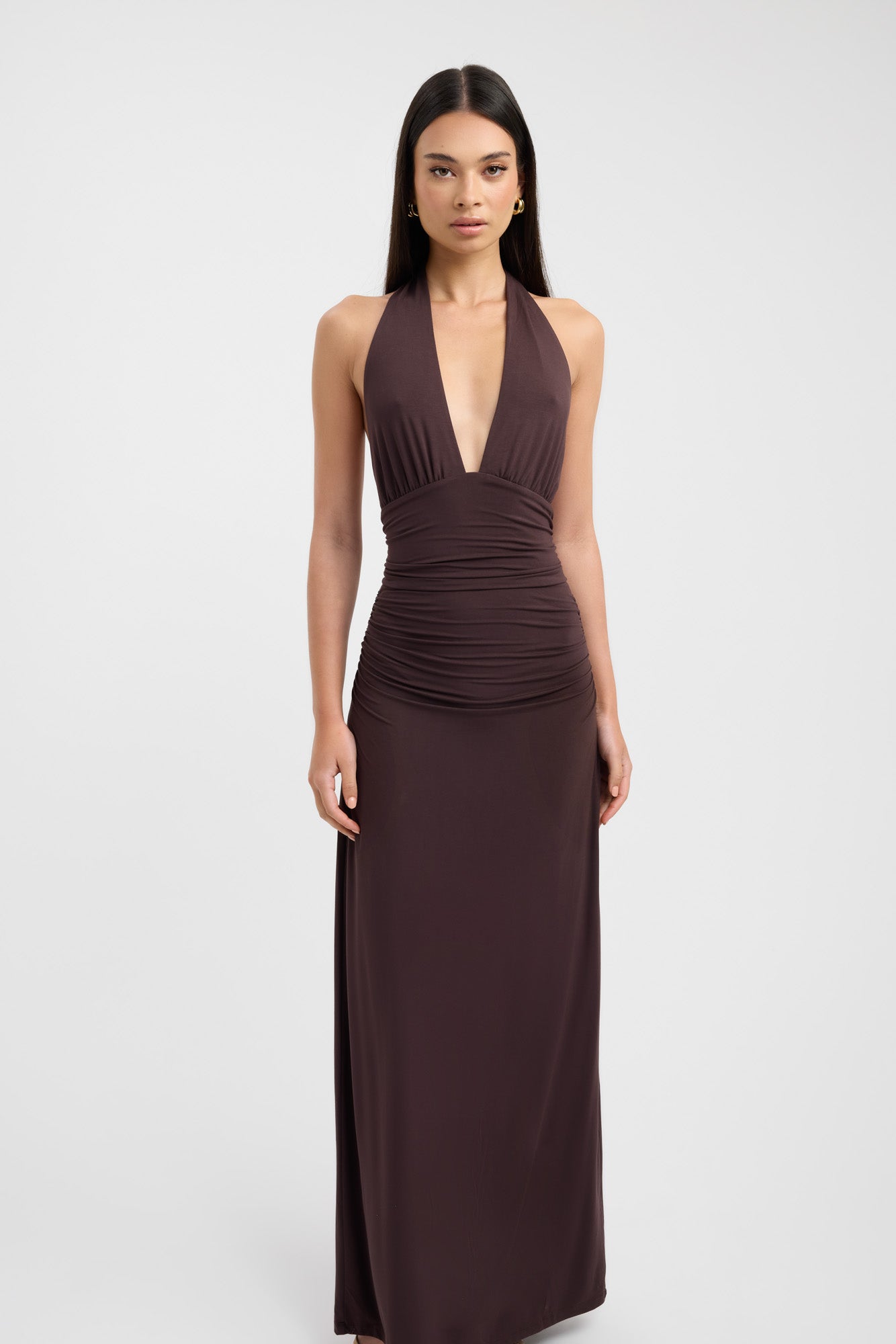 Elva -  Elegant Halterneck Maxiklänning