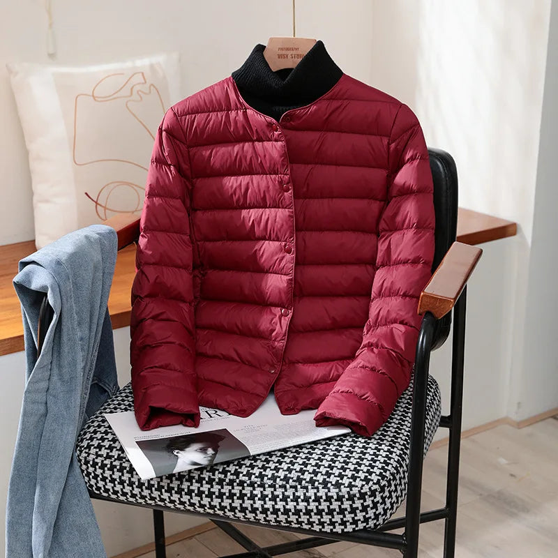 Elva -  Ultralätt Dunjacka i Slim Fit
